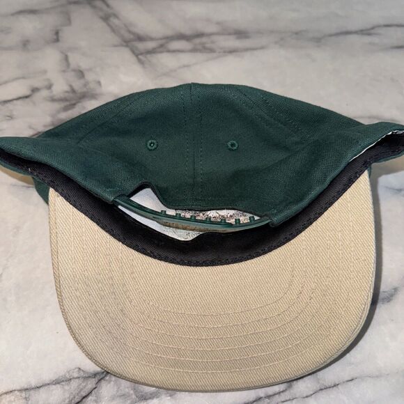 Vintage SnapBack PHEASANTS FOREVER Green Hat Cap Game Hunter Hunting PerfectCond - Picture 4 of 8